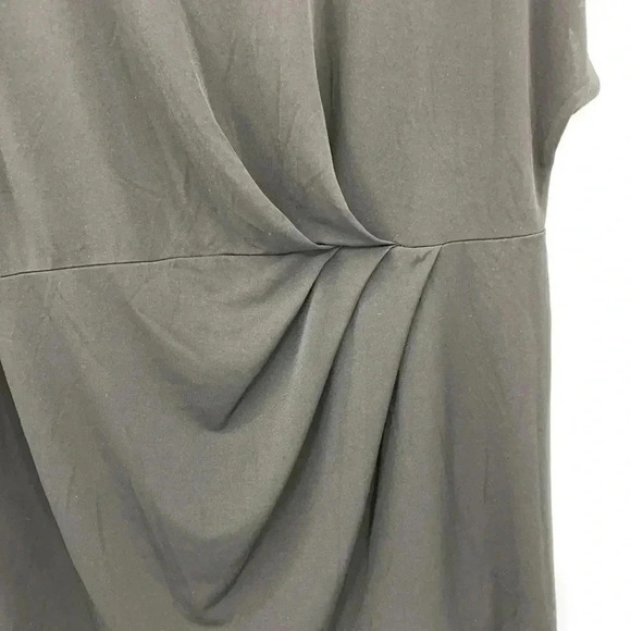 Lane Bryant Black Polyester Top 22/24 Short Sleeves - Picture 3 of 8